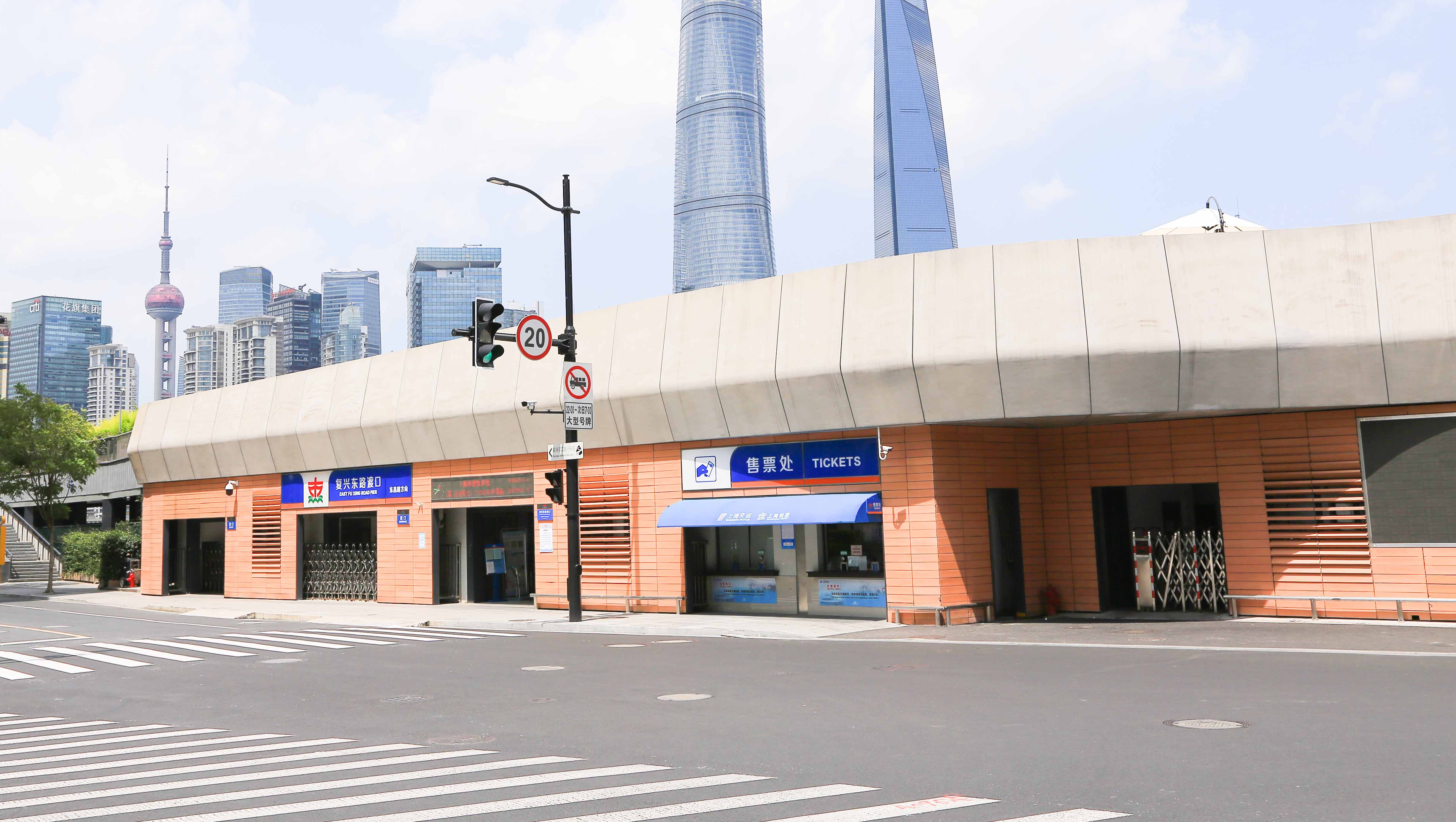 上海復興路輪渡站(GRC景觀帶)