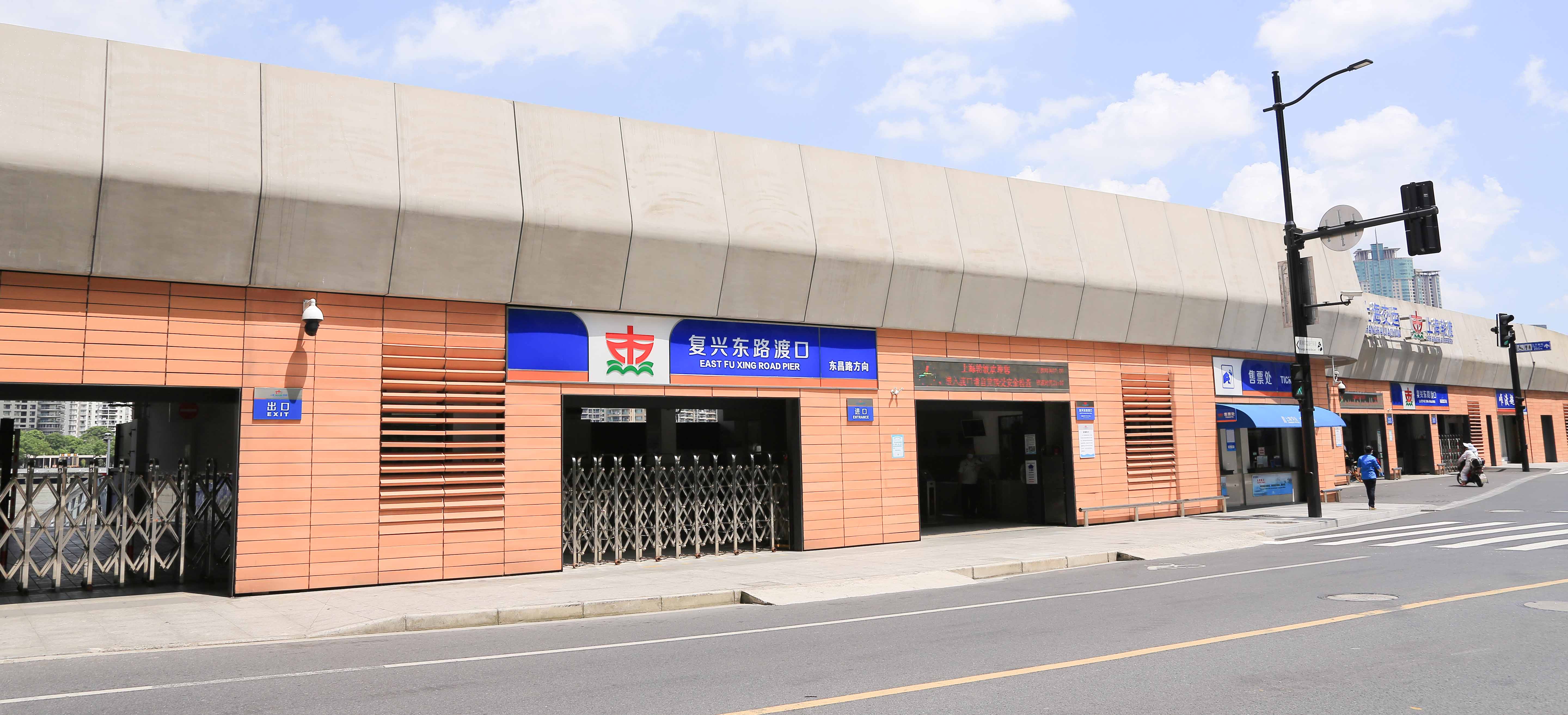 上海復興路輪渡站(GRC景觀帶)